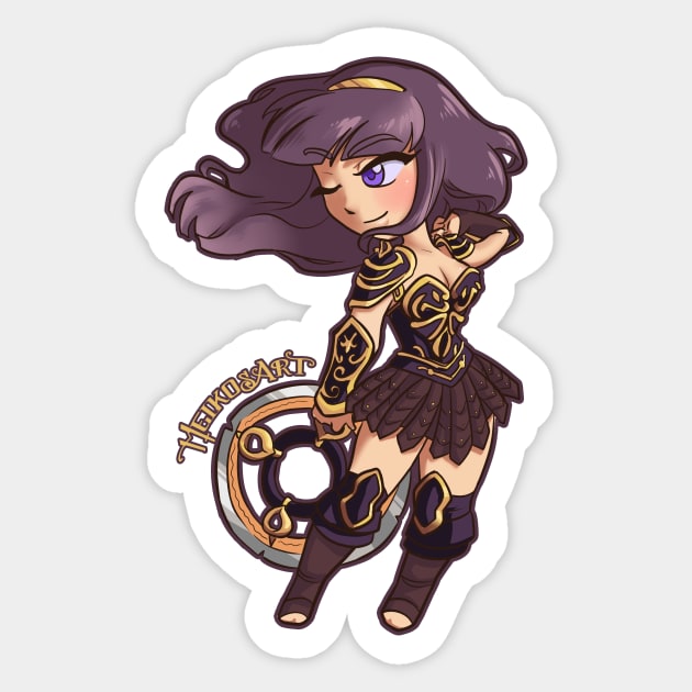 Sivir Sticker by MeikosArt